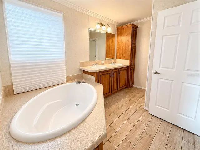 1722 Evergreen St, Kissimmee FL: soaking tub and vanity